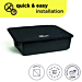 Fiat 500e Frunk storage space for under the bonnet