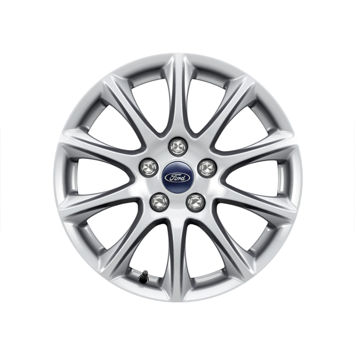 Ford alloy wheel 16" 10-spoke design, sparkle silver