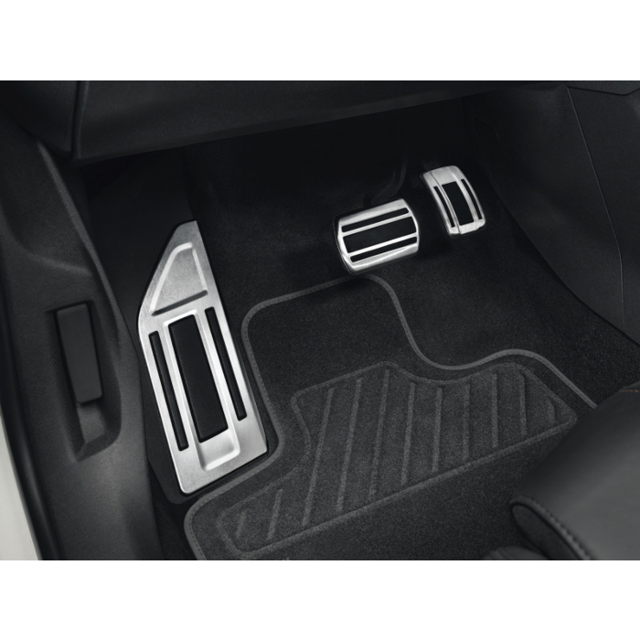 DS7 aluminium pedalen set met voersteun (automaat)