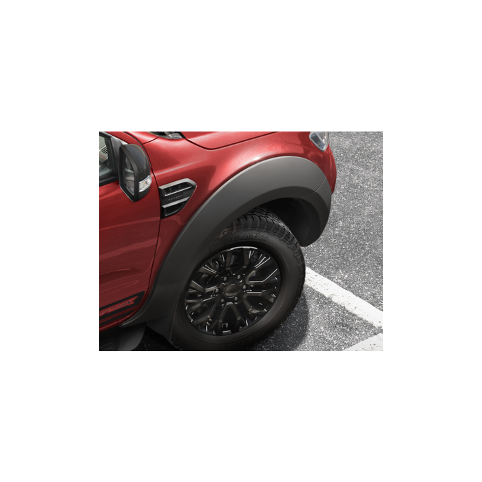 Ford Ranger (02/2019 - ..) XL & XLT wheel arch extensions front and rear, matte black