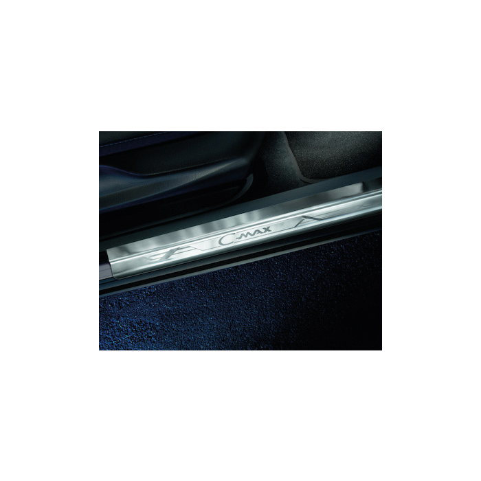 Ford C-MAX (11/2010 - 09/2018) front door sills, with embossed C-MAX logo