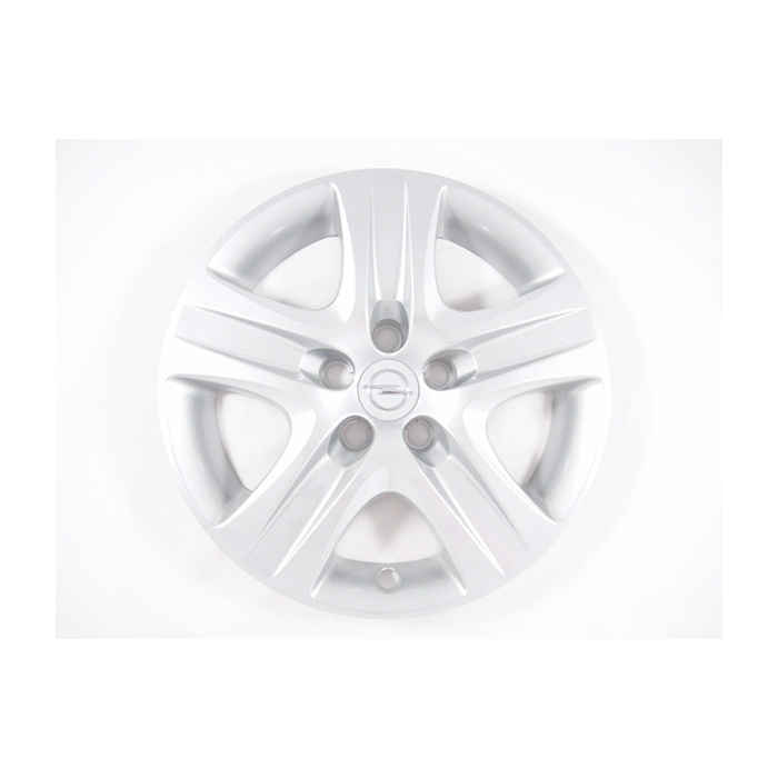 Opel Wieldeksel 16" Zilver 5-Spaaks