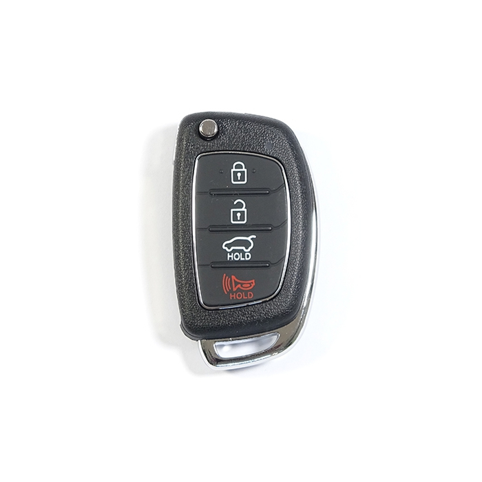 Hyundai folding key housing with four buttons (panic)