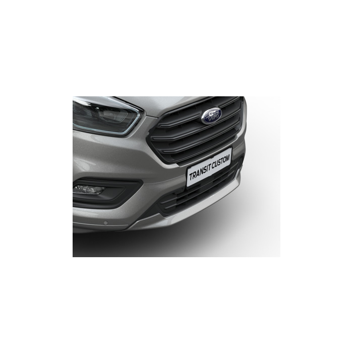 Ford Tourneo / Transit Custom (02/2018 - 09/2023) front spoiler set, painted in silver