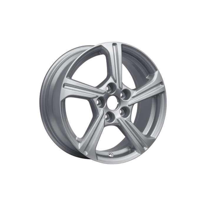 Ford Puma (10/2019 - ..) except ST and ST X alloy wheel 16" 5-spoke design, Sparkle Silver
