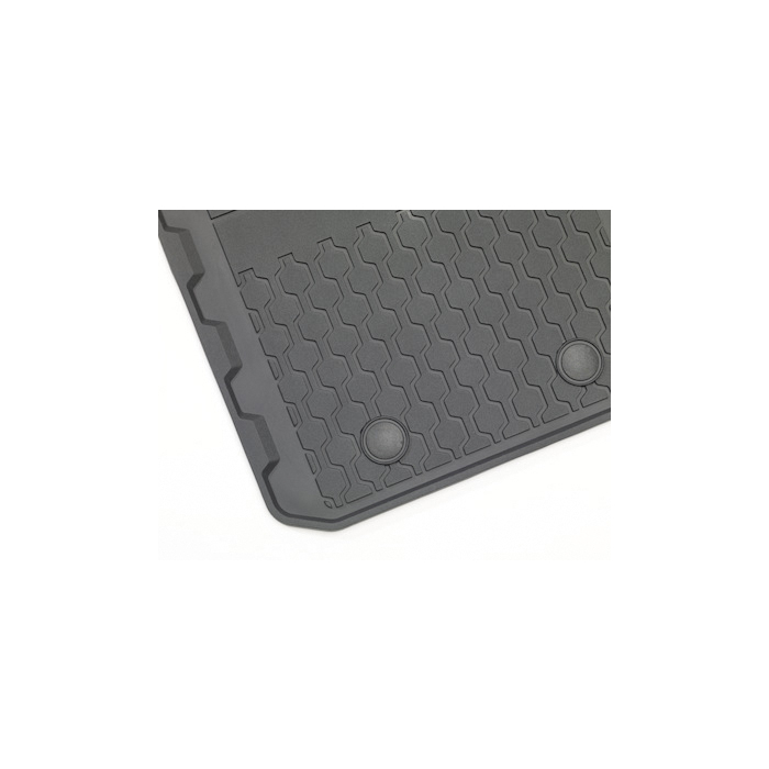 Ford Ranger 11/2011 - .. floor mats, rubber front & rear, black for single cab