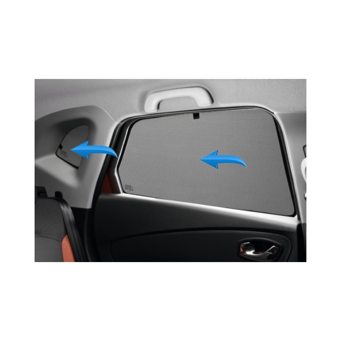 Renault Captur (2013 - 2019) sun shades rear doors and quarter windows