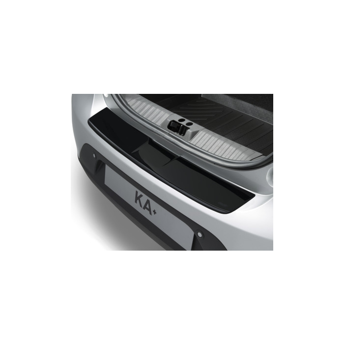Ford Ka+ rear bumper protector, glossy black