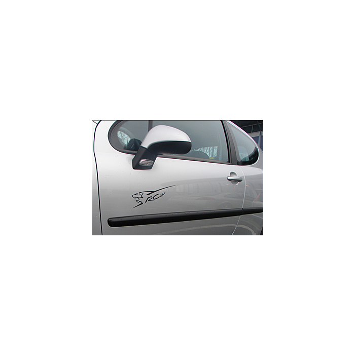 Peugeot RCup sticker kit dark grey