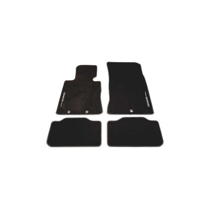 Hyundai Genesis Coupé (2012 - 2016) floor mats, velour, LHD