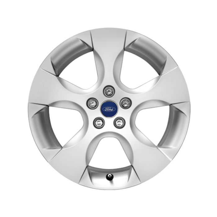 Ford Galaxy / S-MAX (04/2006 - 04/2015) alloy wheel 18" 5-spoke design, Sparkle silver