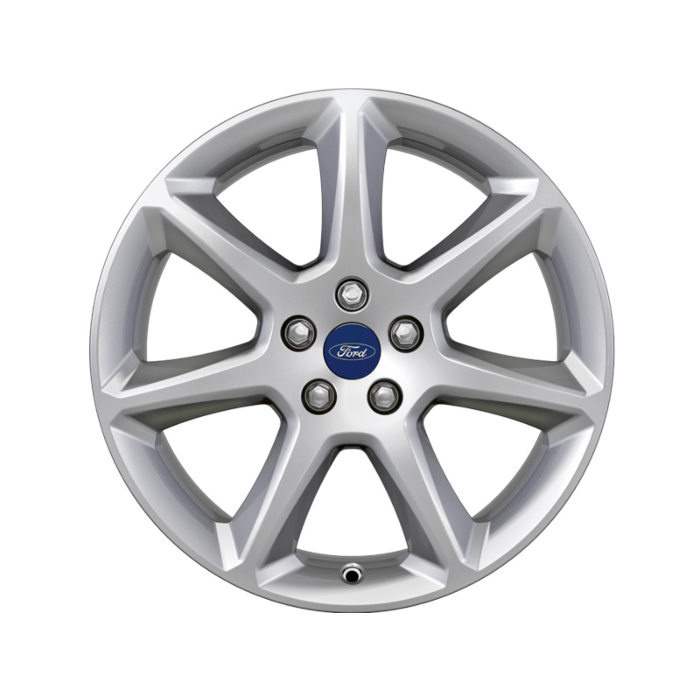 Ford C-MAX (11/2010 - 09/2018) / Focus (01/2011 - 03/2018) lichtmetalen velg 18" 7-spaaks design, zilver