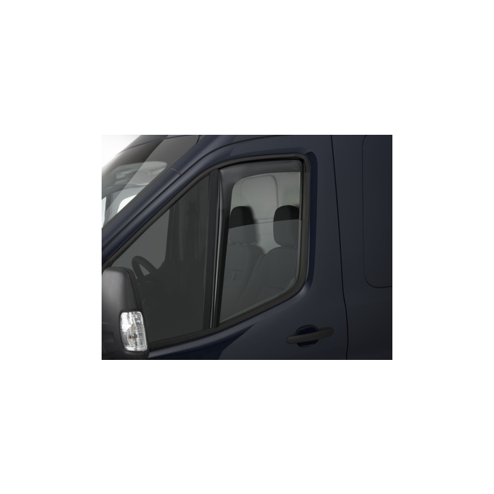Ford Transit (01/2014 - ..) windgeleiders, zijruit voorportier, zwart