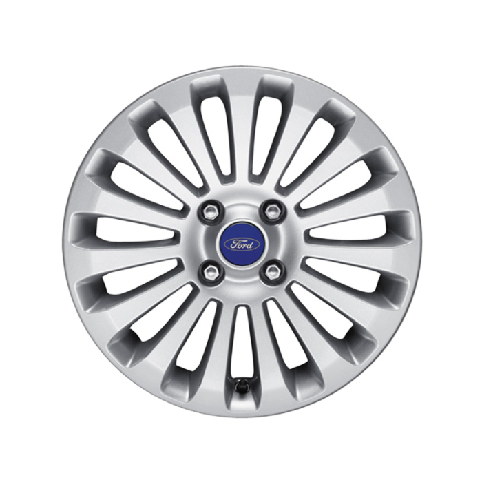 Ford Fiesta (09/2008 - 06/2017) lichtmetalen velg 16" 15-spaaks design, zilver