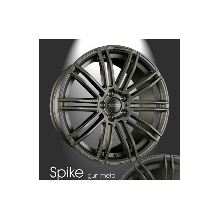 Musketier Peugeot 407 coupé lichtmetalen velg Spike 8x18 gun metal
