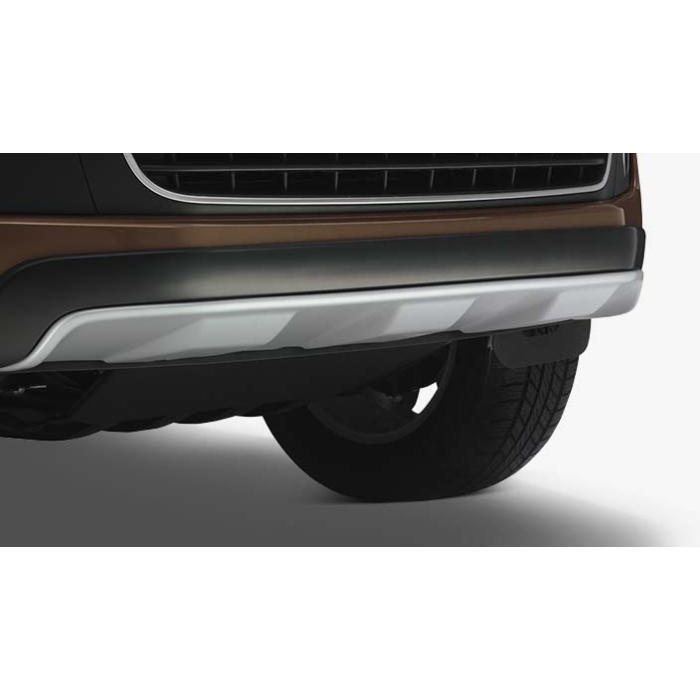 Volkswagen Amarok front bumper plate in black/silver without PDC