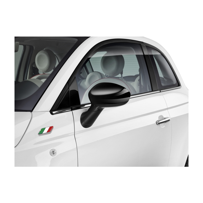 Fiat 500/500c mirror covers black