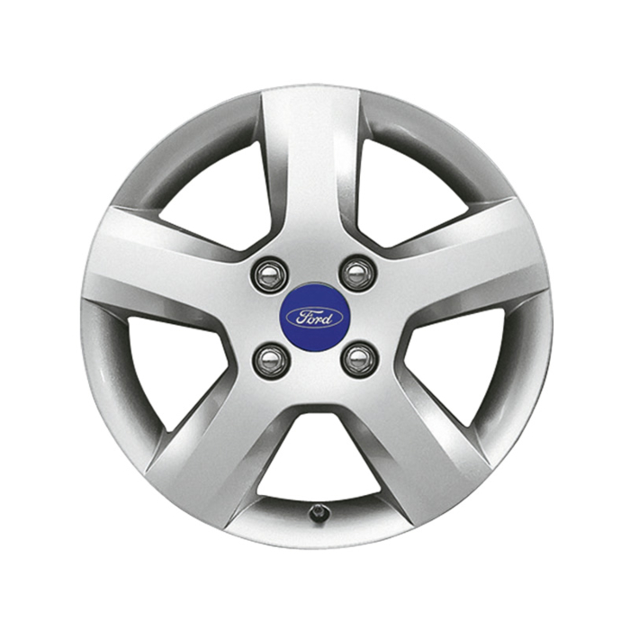 Ford Fusion 2002 - 2012 alloy wheel 15" 5-spoke design, silver
