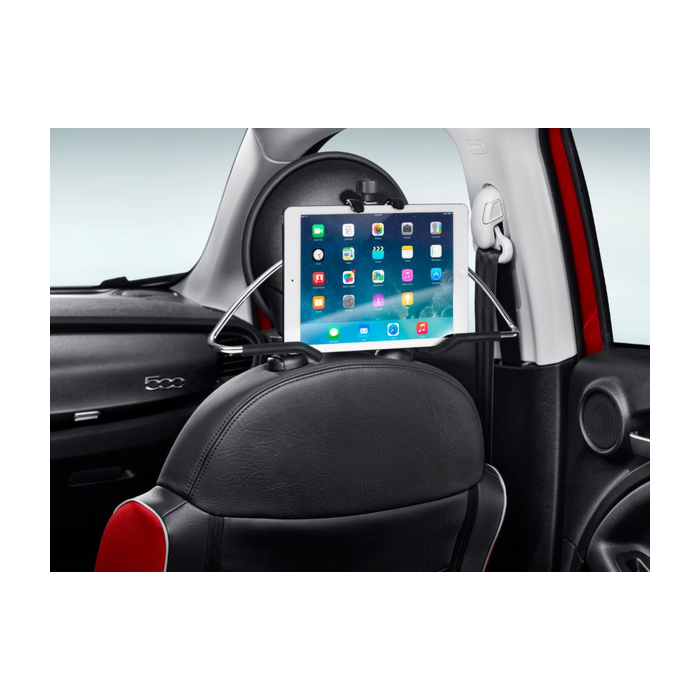 Fiat 500X tablet holder on headrest