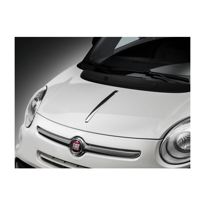 Fiat 500L molding on hood chrome-plated