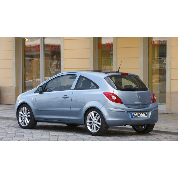 Opel Corsa D 3-drs rear bumper in primer