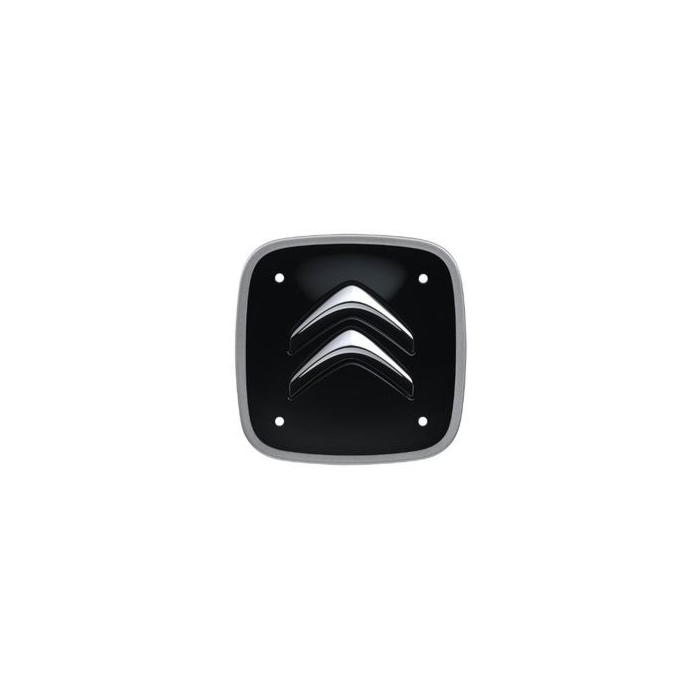 Citroen hub caps set of 4 black and silver square