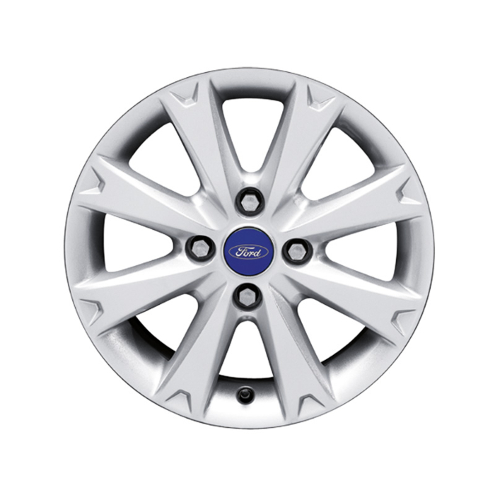 Ford Fiesta (09/2008 - 06/2017) lichtmetalen velg 15" 8-spaaks design, zilver