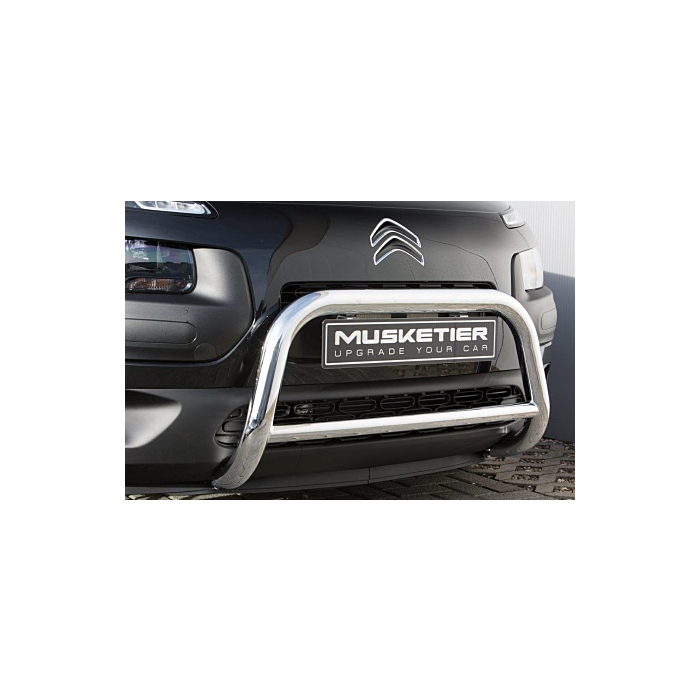 Musketier Citroën C4 Cactus bullbar voorzijde stainless steel chromed