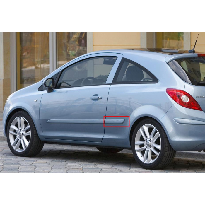 Opel Corsa D 3-drs fendoffs rear primer