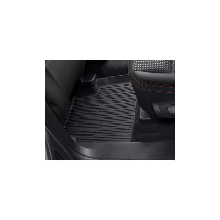 Ford Kuga (12/2019 - ..) floor mats all-weather with raised edges, rear, black