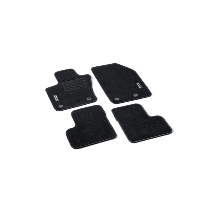 Fiat 500X floor mats in dilours with logo 500
