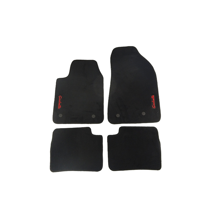 Alfa Romeo Giulietta 2013 - 2018 floor mats velour with red Giulietta logo