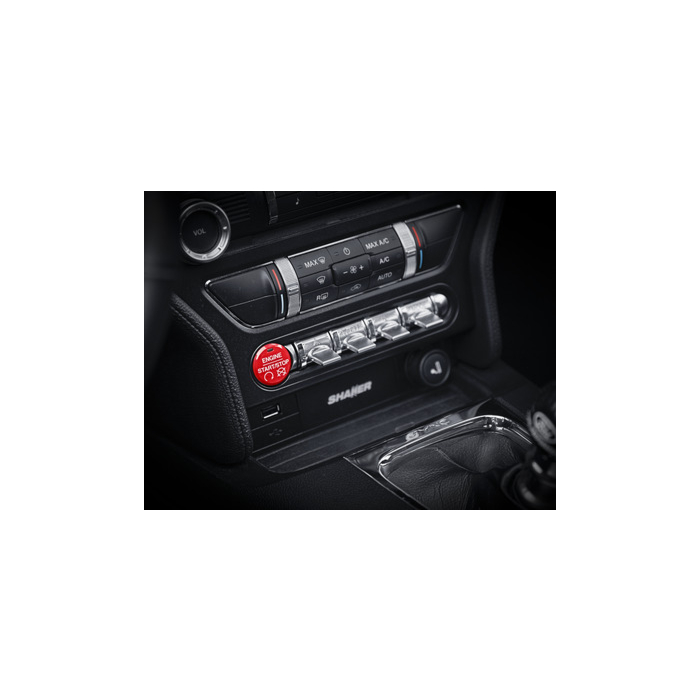 Ford Mustang (03/2015 - 02/2018) Performance START button red