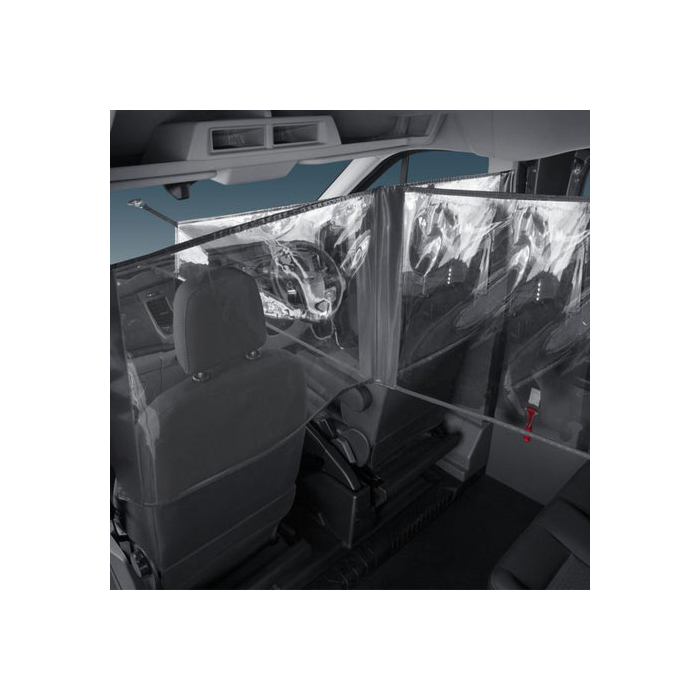 Ford Transit (01/2014 - ..) flexible partition wall protection wall, transparent