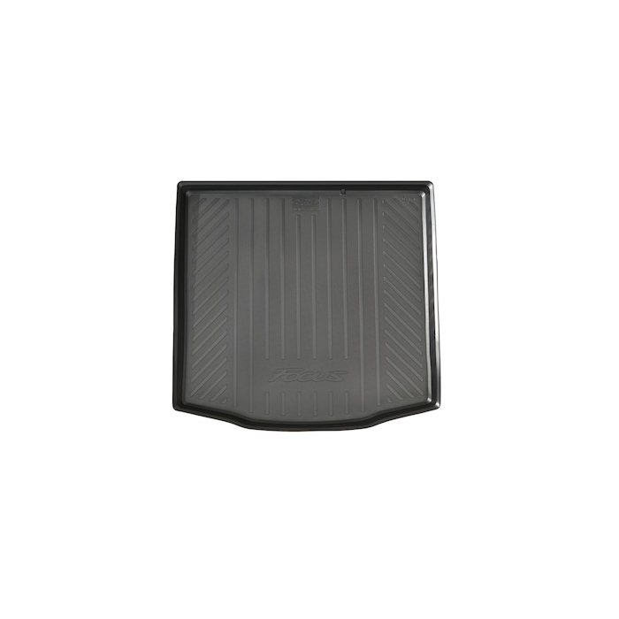Ford Focus (10/2014 - 03/2018) sedan anti-slip mat for luggage compartment (with mini spare wheel or repair kit)