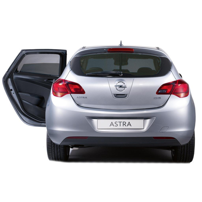 Opel Astra J sun blinds rear doors