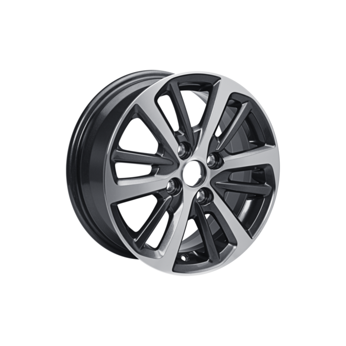 Ford KA+ alloy wheel 15" 6 x 2-spoke design, Magnetic