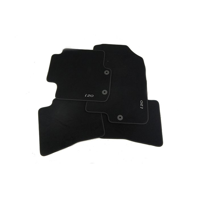 Hyundai i20 Active (2016 - .. ) floor mats, velour, LHD