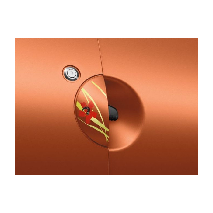 Renault Twingo 2007 - 2014 door handle sticker poppy