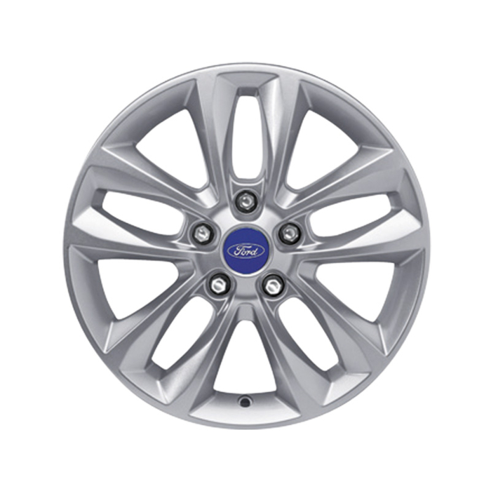 Ford alloy wheel 16" 5 x 2-spoke design, silver