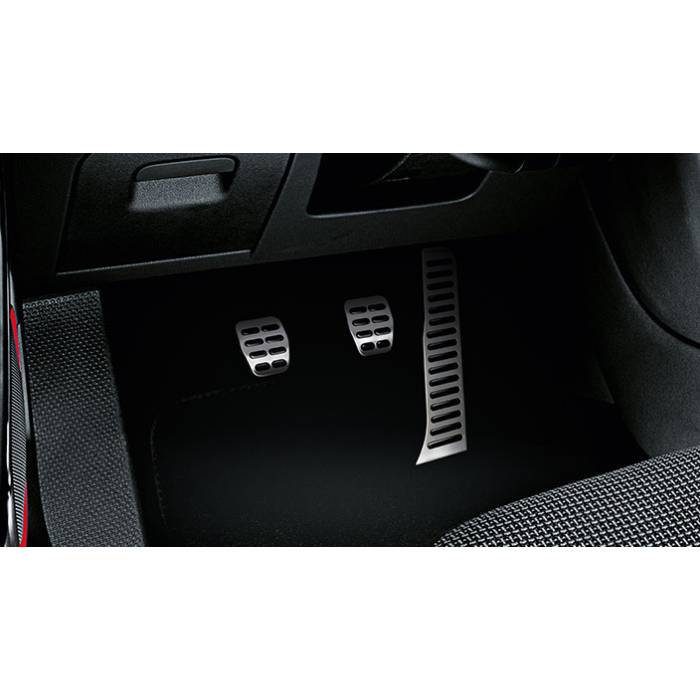 Volkswagen pedals stainless steel for manual transmission