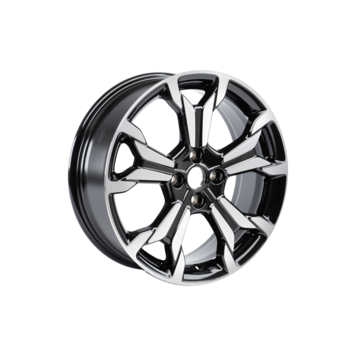 Ford Fiesta (07/2017 - 2023) alloy wheel 18" 5 x 2-spoke design, black machined