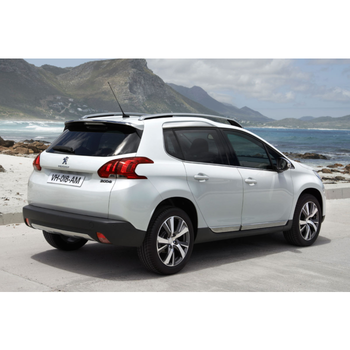 Peugeot 2008 (2013 - 2016) rear bumper plate underside stainless steel