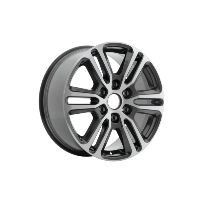 Ford Ranger (02/2019 - ..) alloy wheel 18" 6 x 2-spoke design, Medium Bolder Grey polished (except Raptor)