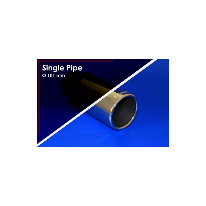 Musketier Citroën C3 2002 - 2010 sporteinddemper 1xØ101 mm