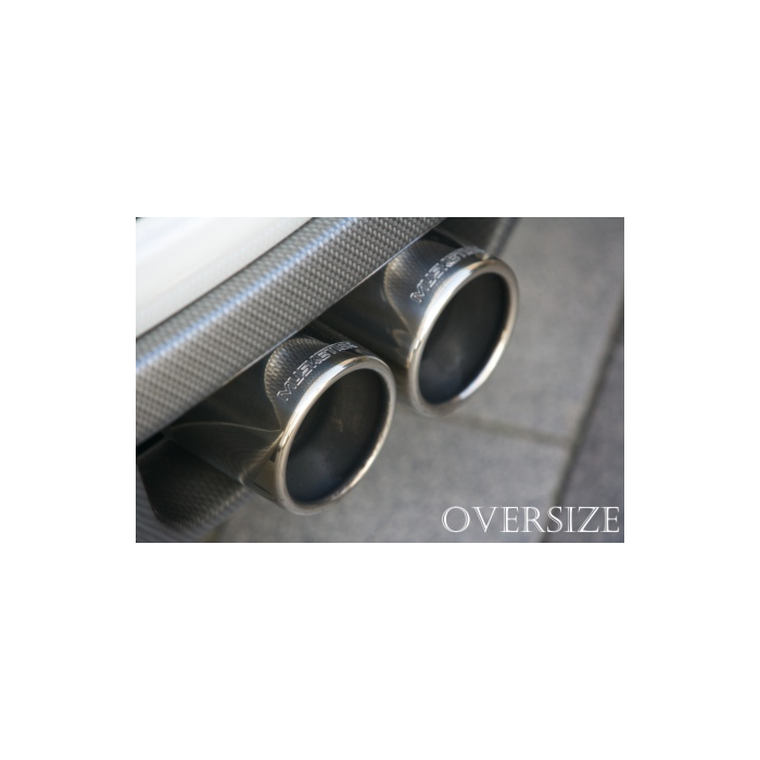 Musketier Citroën DS3 center-sporteinddemper 2xØ101 mm 1,6THP Oversize