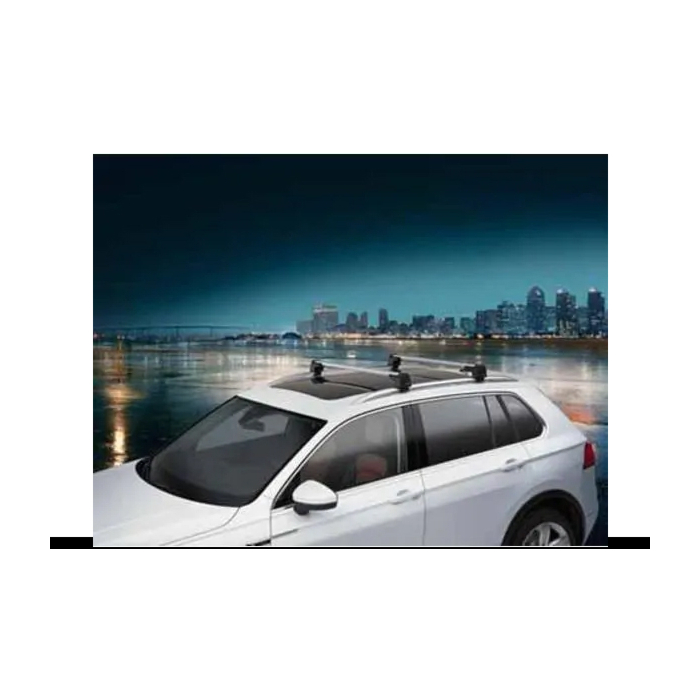 Volkswagen Tiguan (2016 - 2023) roof base carriers, with roof rails