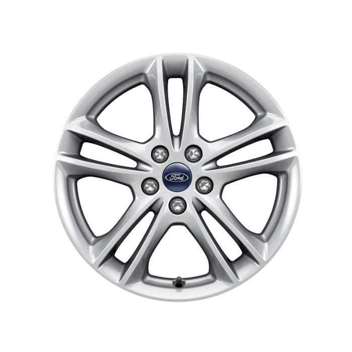 Ford Mondeo (09/2014 - ..) lichtmetalen velg 17" 5x2-spaaks design, zilver