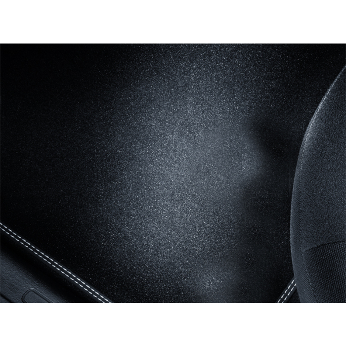 Ford Ka 09/2008 - 2016 floor mats, premium velours rear, black with silver double stitching