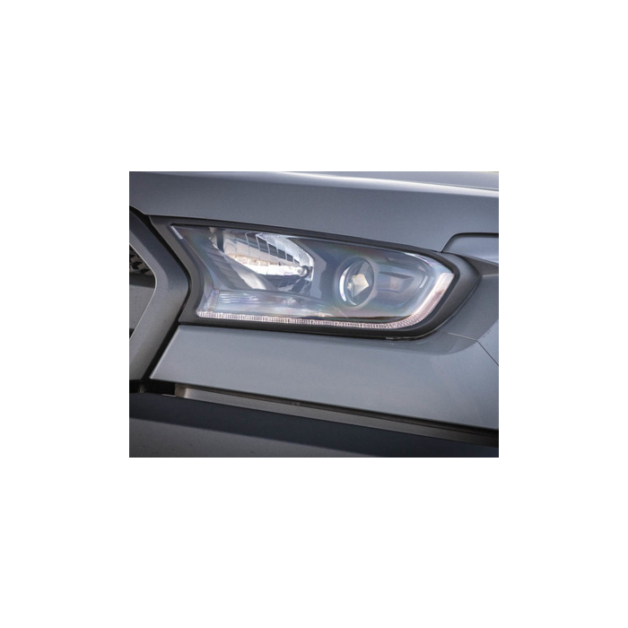 Ford Ranger (2012 - 11/2022) Pickup Attitude set headlight covers trim in matte black